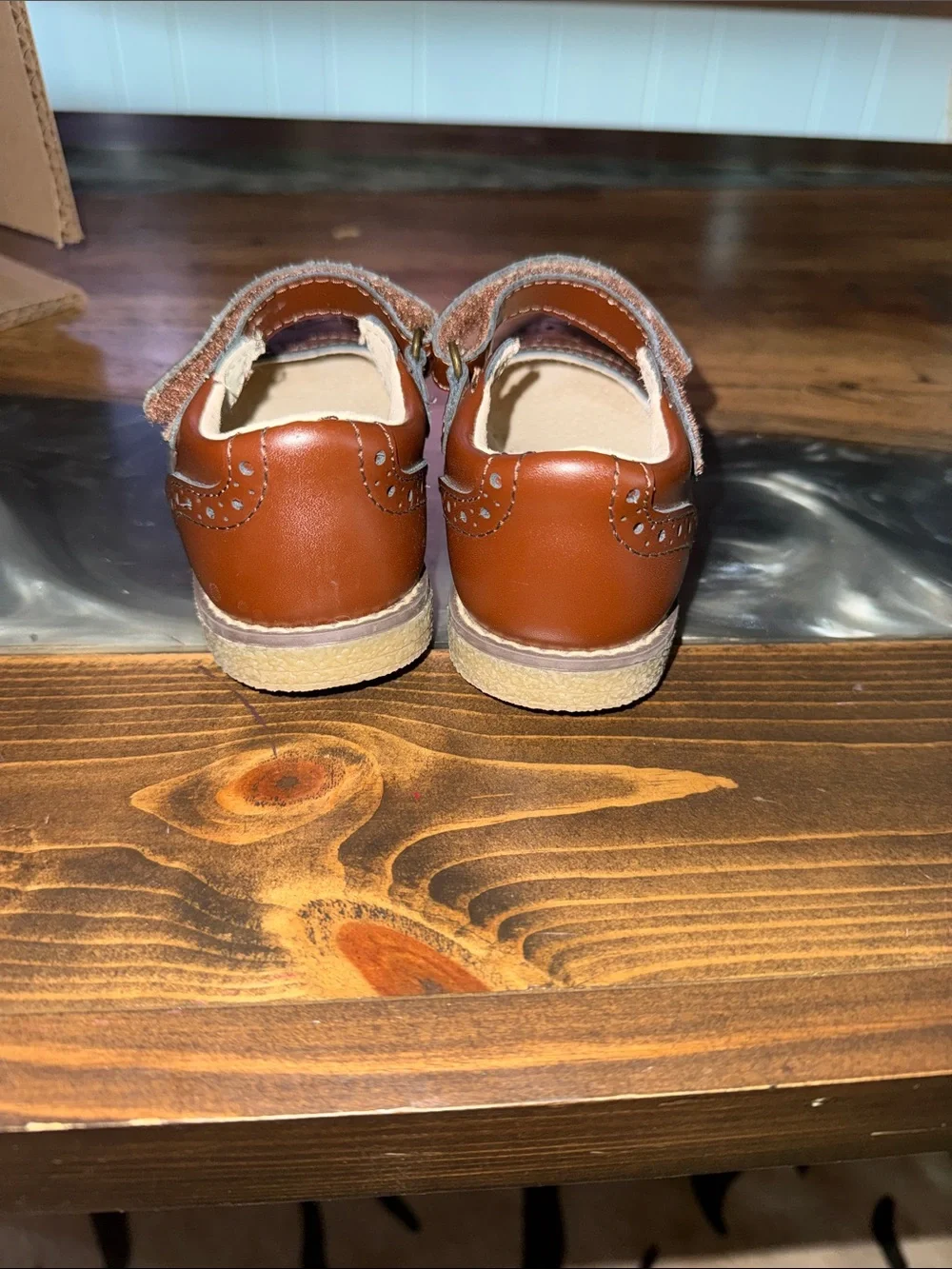 FootMates Toddler Brown Mary Jane Dress Shoes NWOT